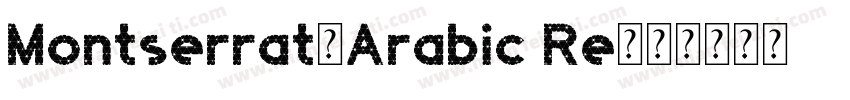 Montserrat-Arabic Re字体转换
